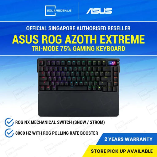 Asus ROG Azoth Extreme Tri-Mode 75% Gaming Keyboard