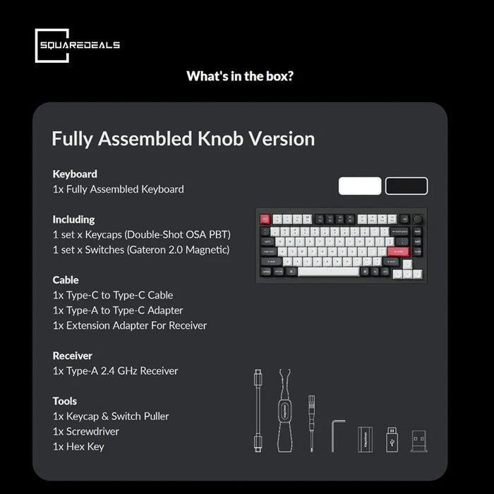 Keychron Q1 HE QMK Wireless Keyboard