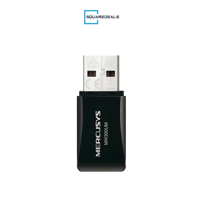 Mercusys MW300UM N300 300Mbps Wireless Mini Wi-Fi USB Adapter