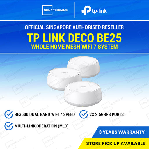 TP Link Deco BE25 BE3600 Whole Home Mesh