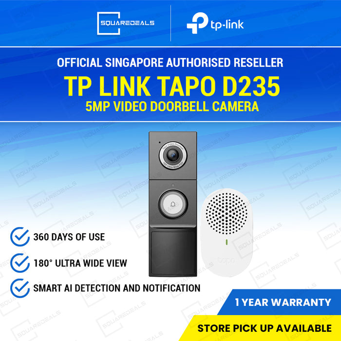 TP Link Tapo D235 Tapo Video Doorbell Camera