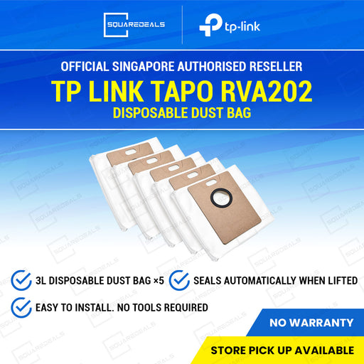 TP Link Tapo RVA202 Robot Vacuum Disposable Dust Bag (5 Pcs)