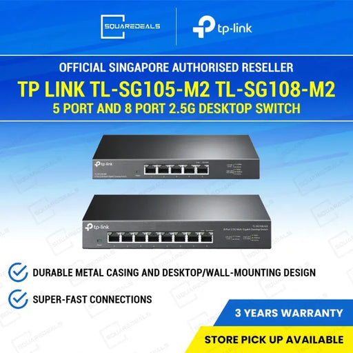 TP Link TL-SG105-M2 TL-SG108-M2 2.5G Desktop Switch