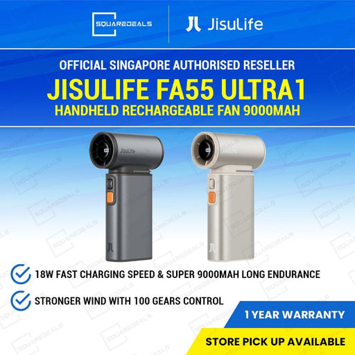 JISULIFE Ultra1 Handheld Rechargeable Fan FA55