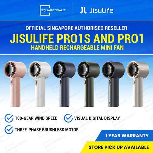 JISULIFE Pro1S / Pro1 Handheld Rechargeable Mini Fan